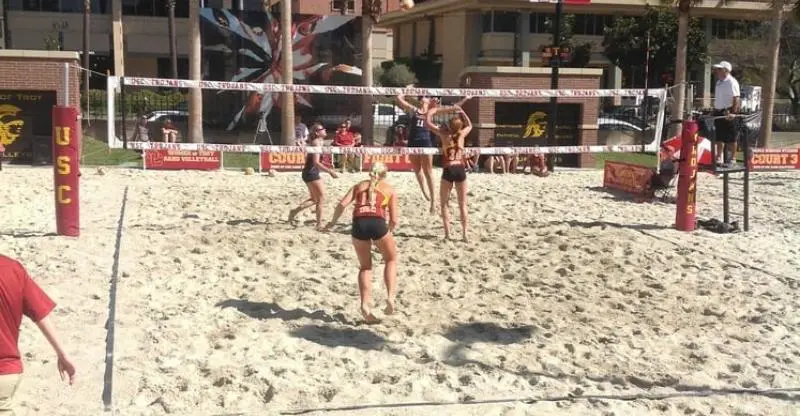 Merle Norman Stadium Volleyball Court