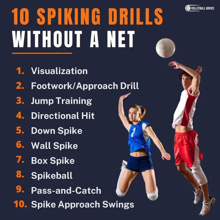 How To Practice Spiking A Volleyball With No Net (10 Drills