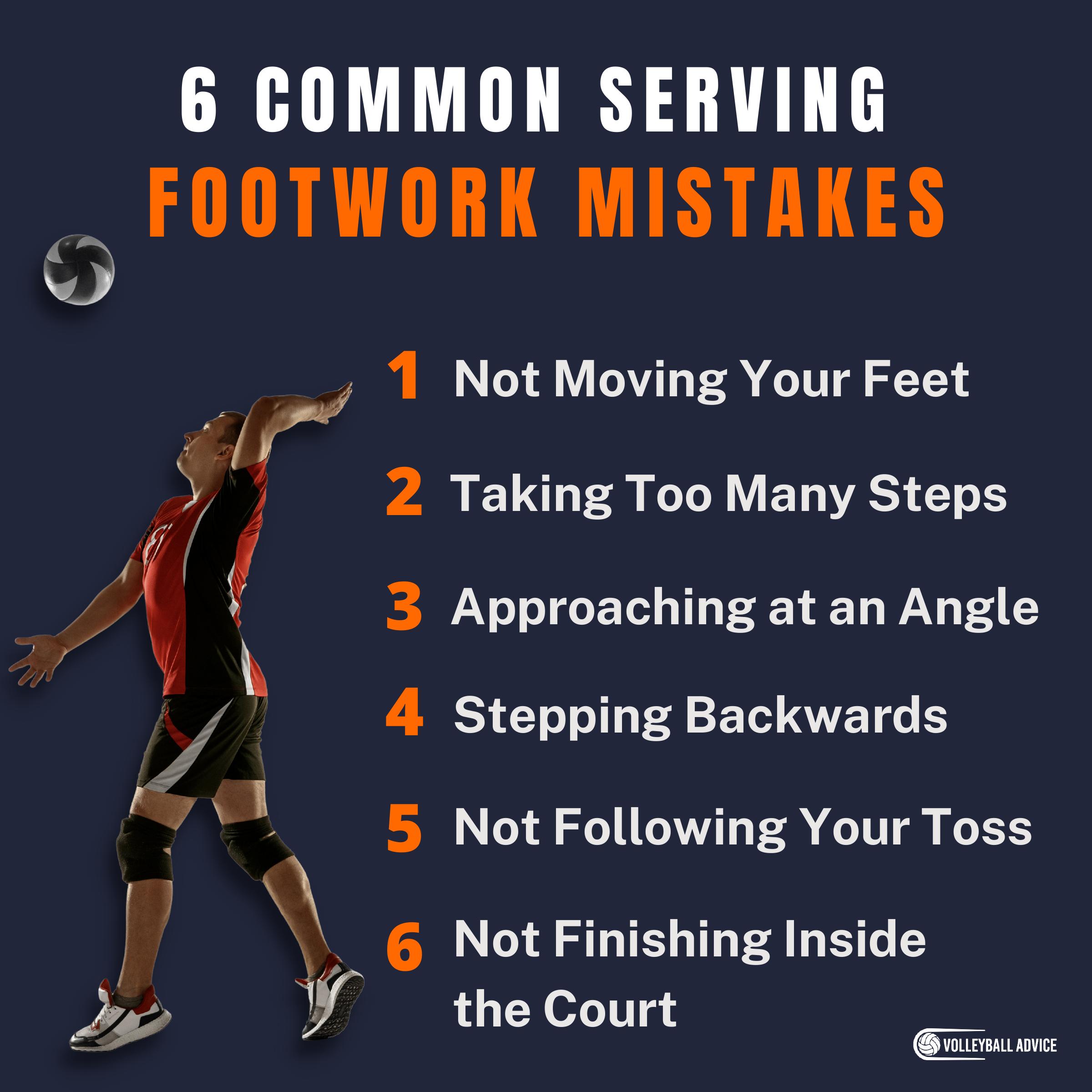 6 common serving footwork mistakes