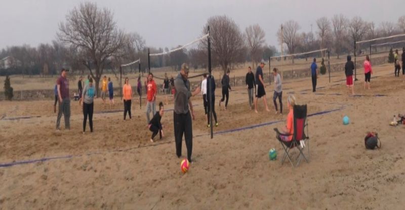 O. J. Watson Park - Sand Volleyball Court
