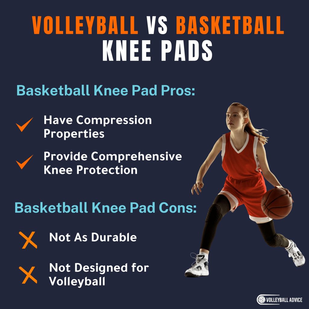 Volleyball vs Basketball Knee Pads Differences, Pros, Cons