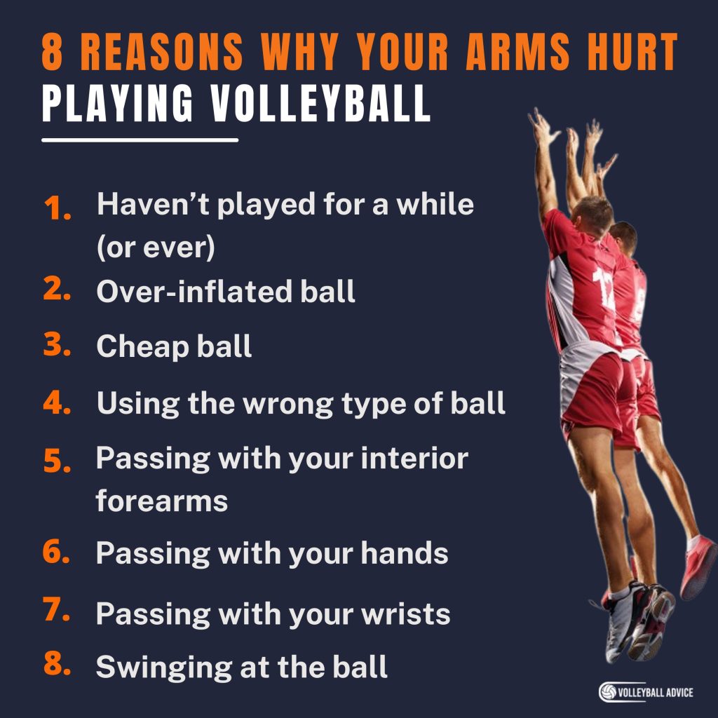 How To Play Volleyball Without Hurting Your Arms (11 Tips) Volleyball