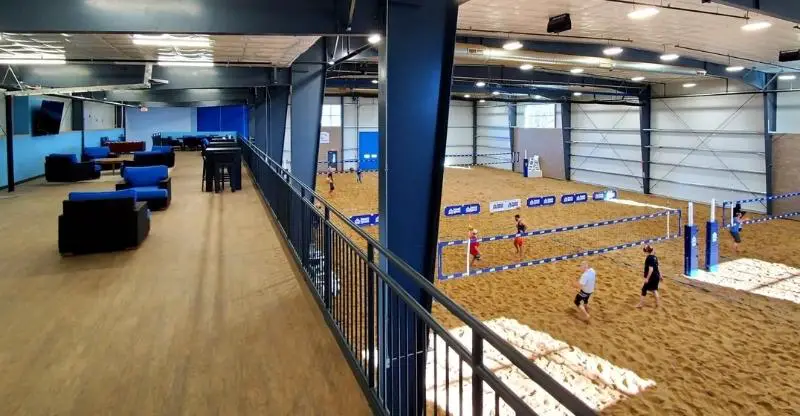 Beach House Boston indoor volleyball