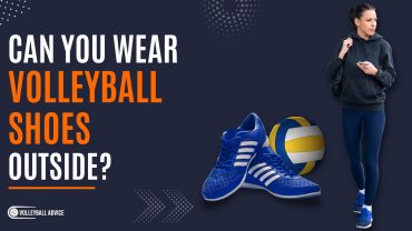 Can you wear volleyball shoes outside?