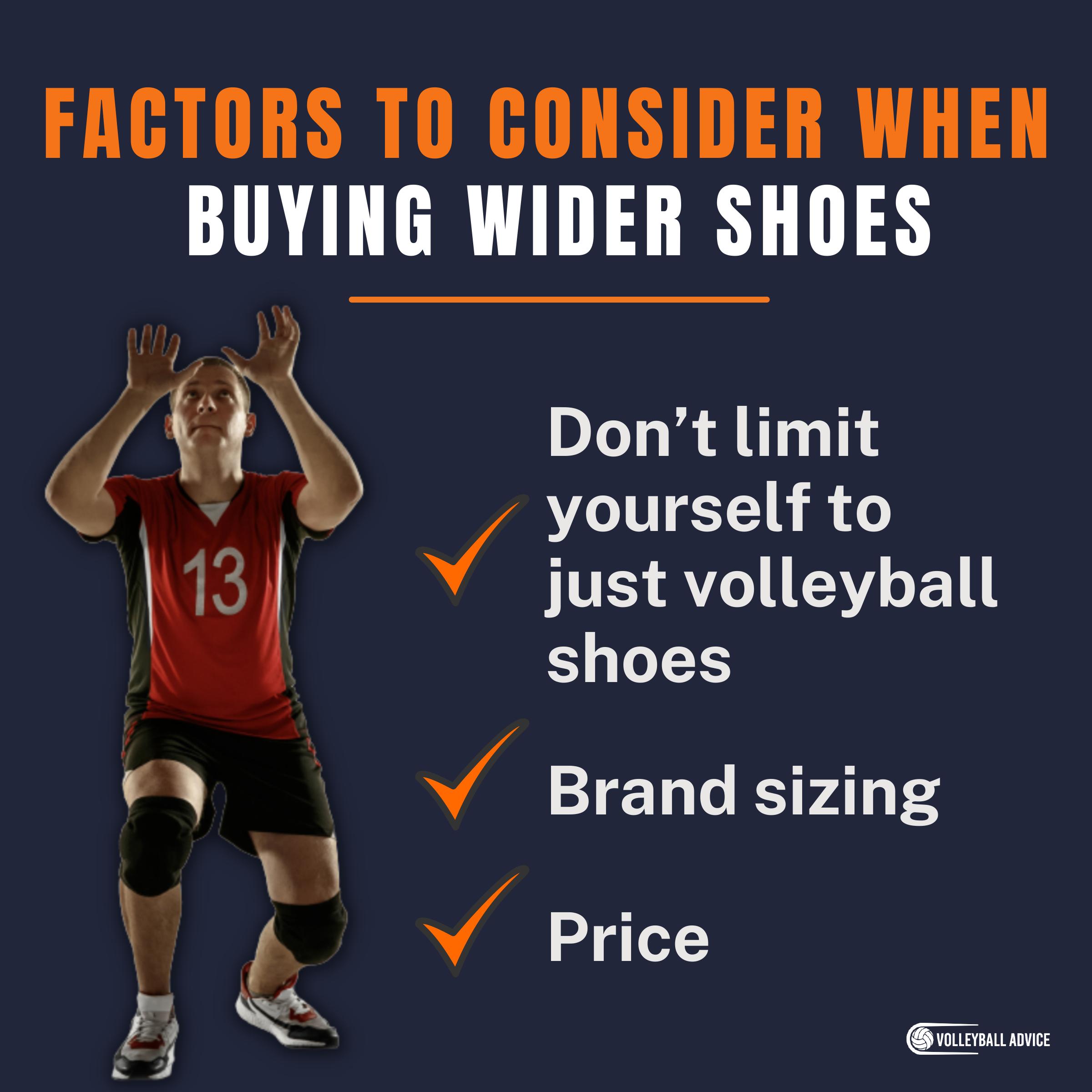 factors to consider when buying wider shoes