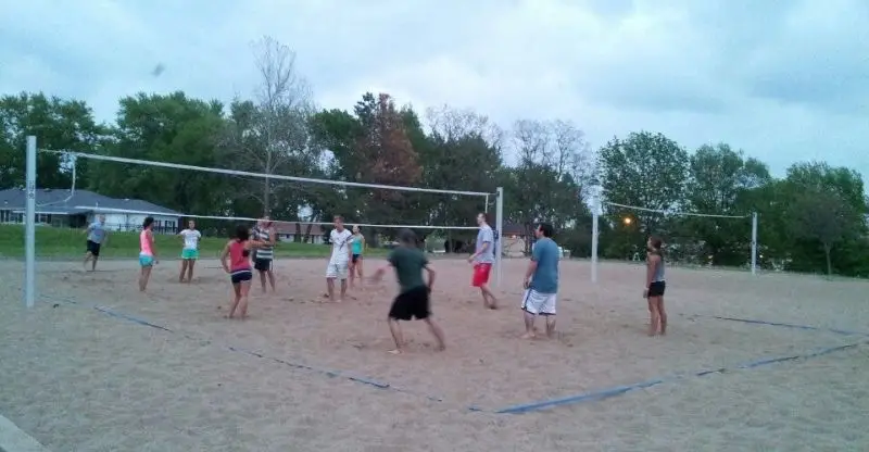 Barry Platte Park Volleyball Court In Kansas City, Missouri
