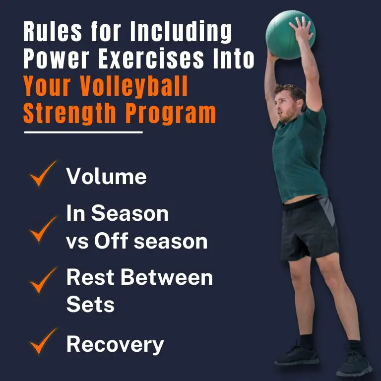 9 Power Exercises For Volleyball Players (Sample Program) Volleyball
